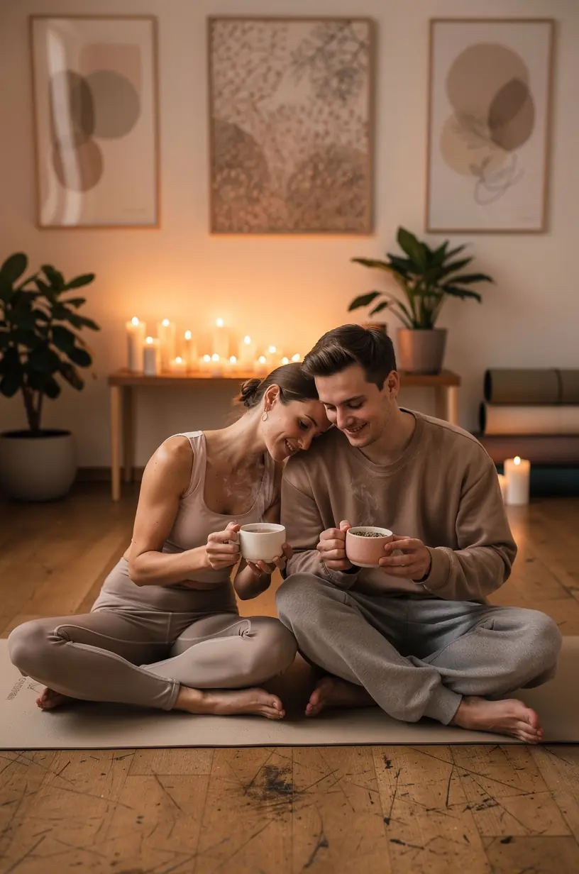 Informacinis plakatas apie žolelių arbatos naudą sveikatai su aiškiais žingsniais vartojimui